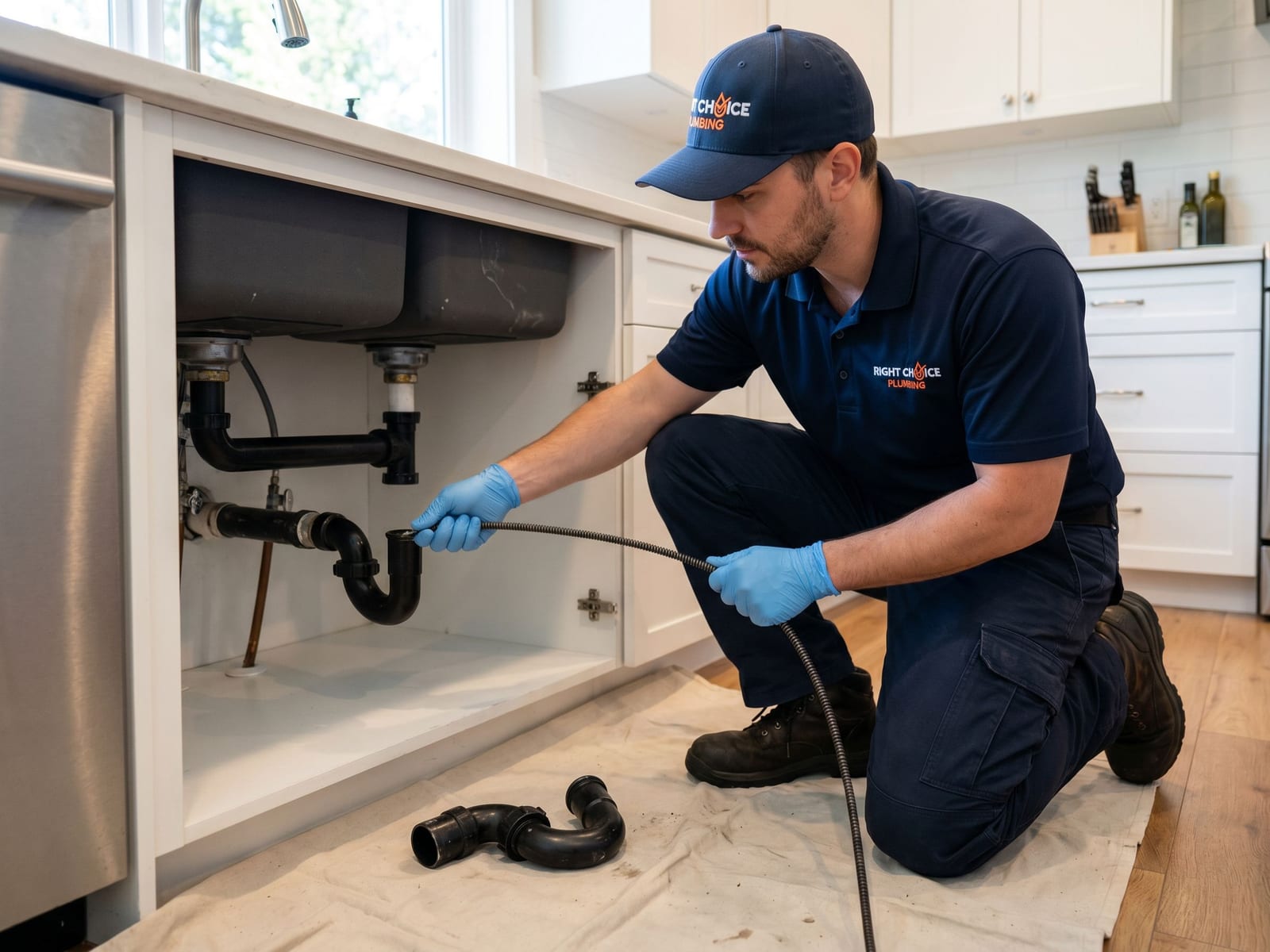 Drain Cleaning & Unclog repair / installation by Right Choice Plumbing