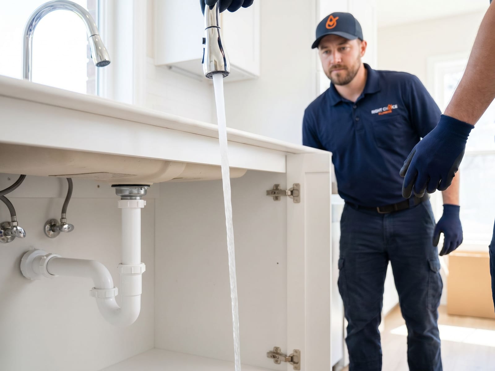 Finished drain cleaning & unclog job in a Vancouver home