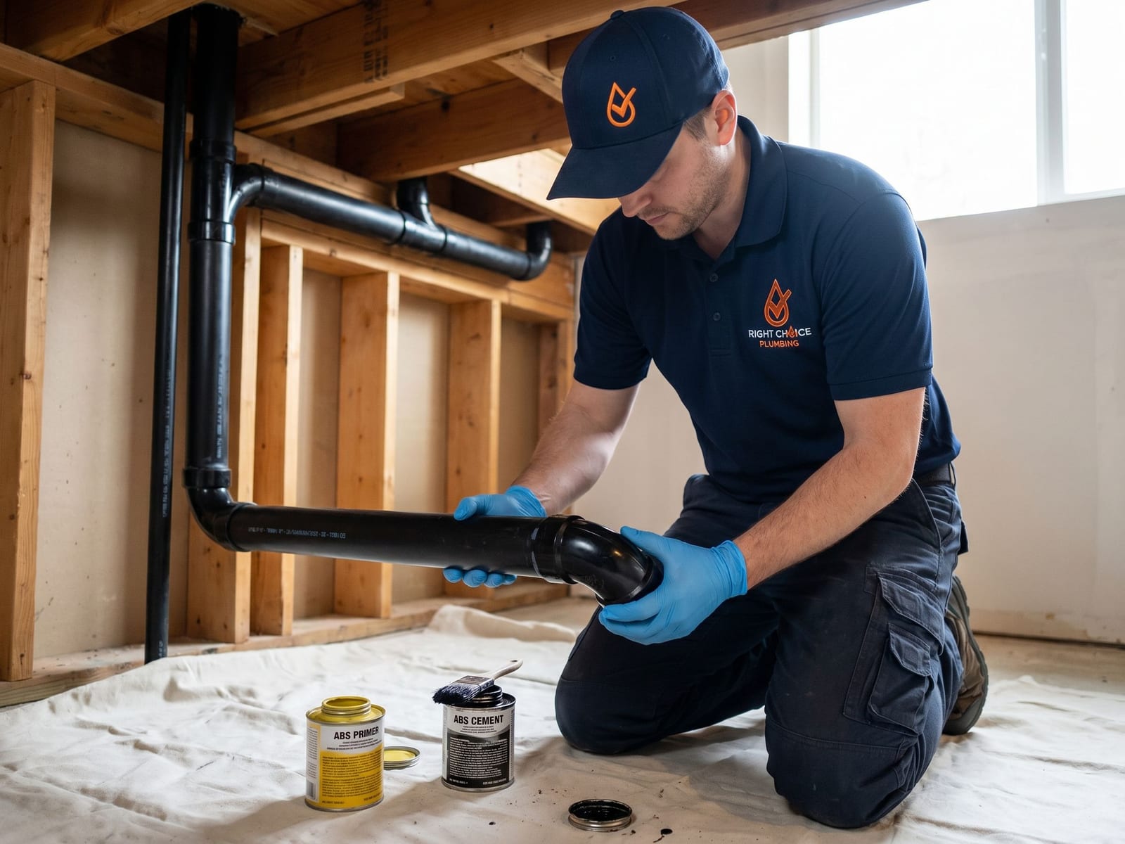 Drain Hookup & Installation repair / installation by Right Choice Plumbing
