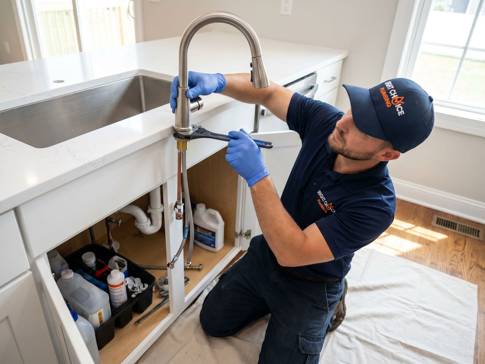 Faucet Replacement & Installation repair / installation by Right Choice Plumbing