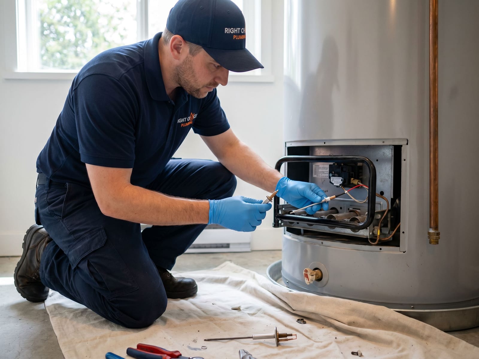 Hot Water Tank Repair repair / installation by Right Choice Plumbing