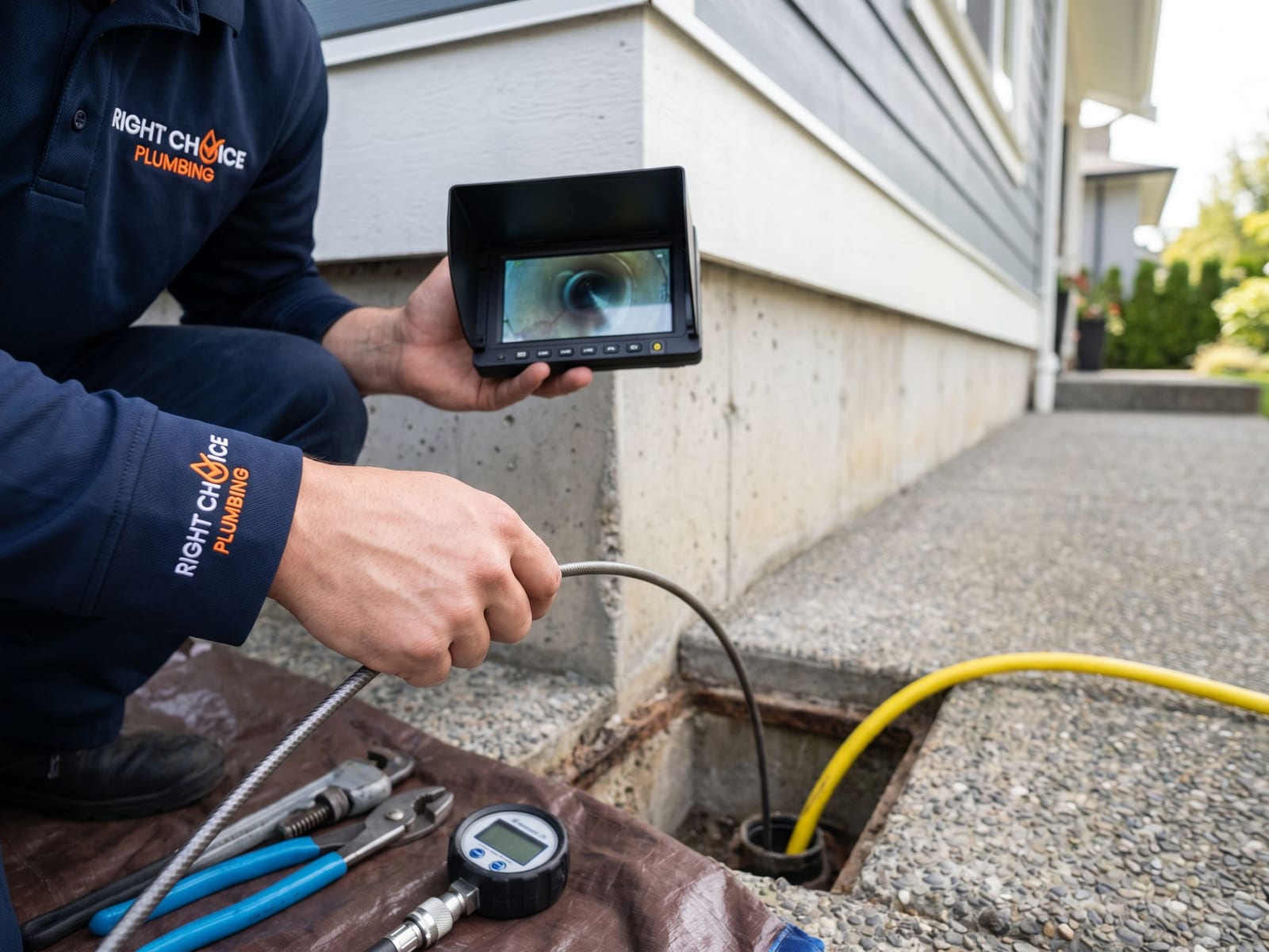 Perimeter Drainage Service diagnostic by a licensed Vancouver plumber
