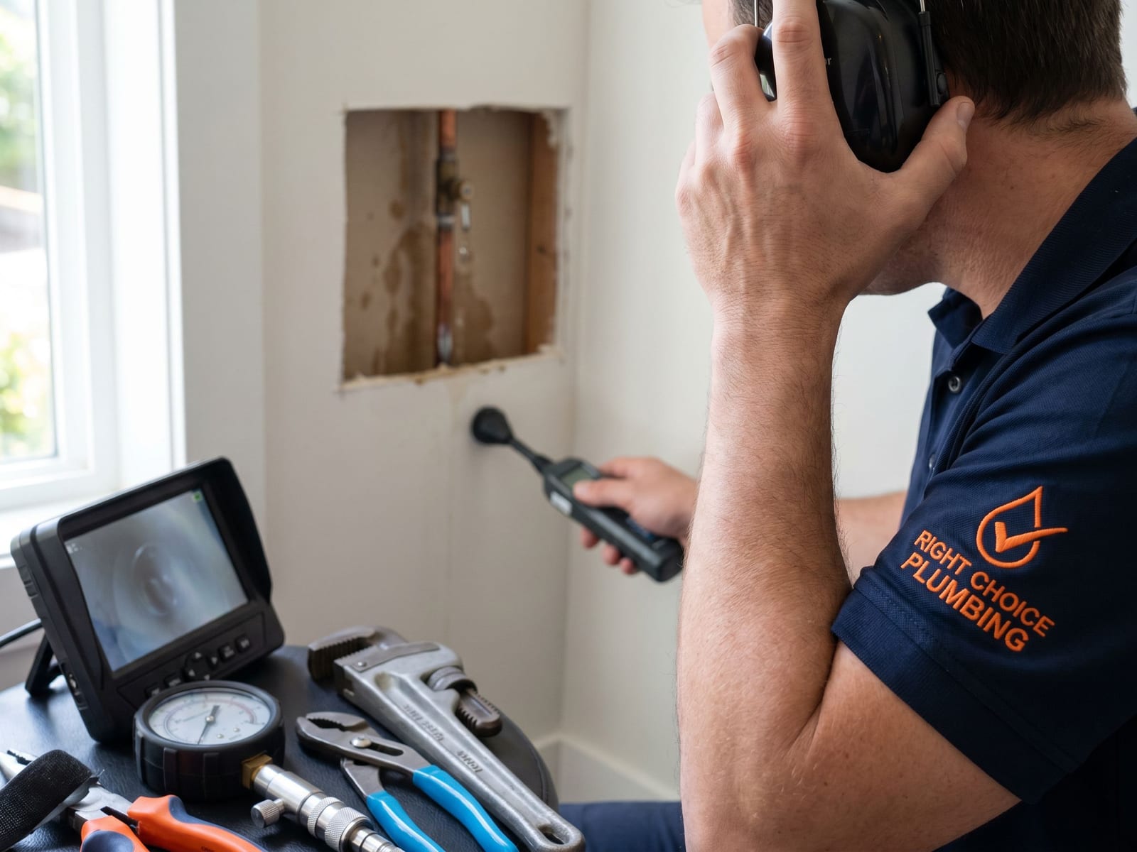 Water Leak Detection & Repair diagnostic by a licensed Vancouver plumber